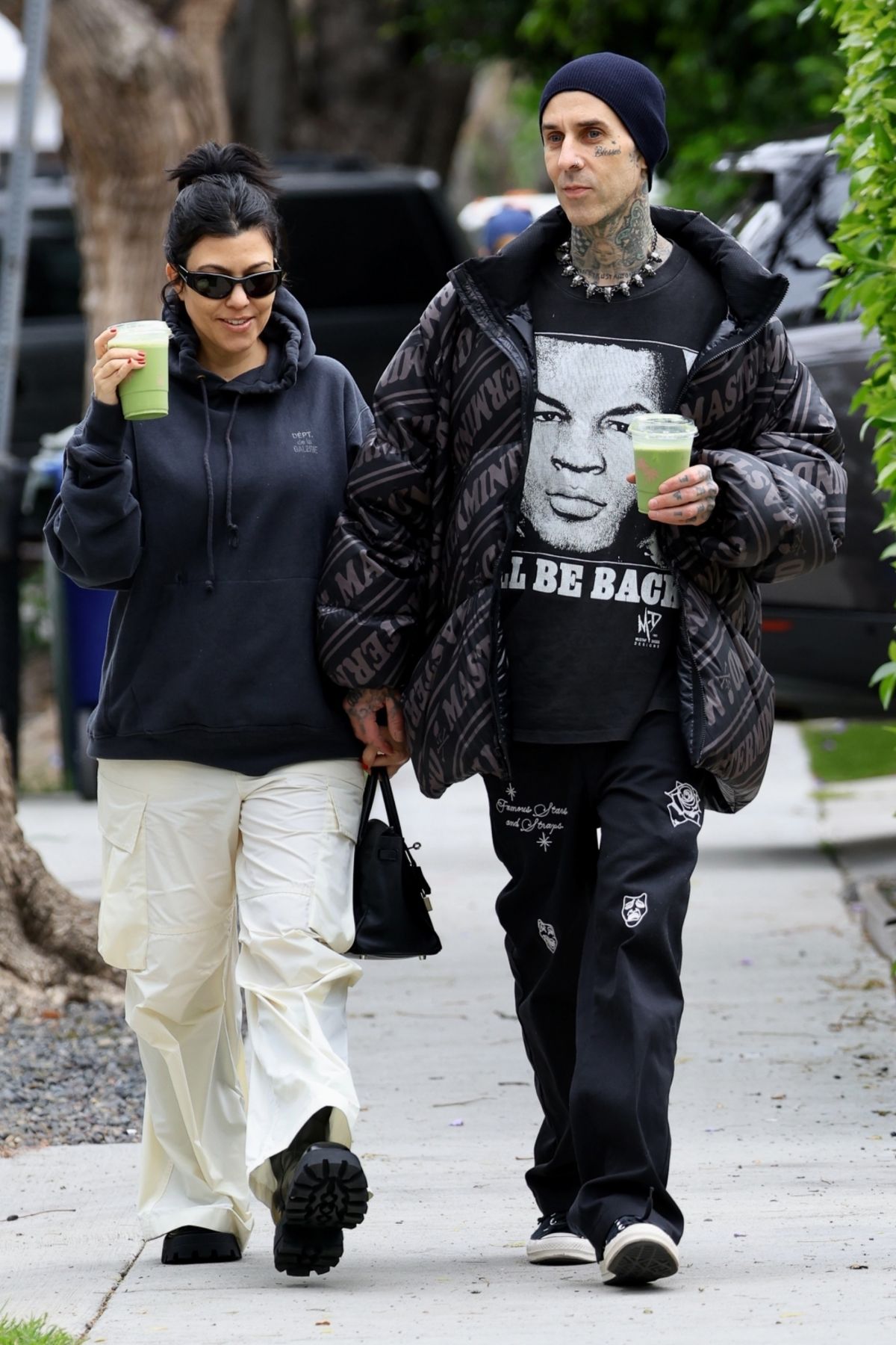 KOURTNEY KARDASHIAN and Travis Barker Out in West Hollywood 05/31/2023 ...