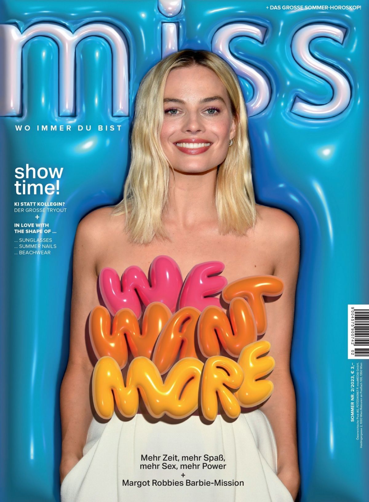 Margot Robbie In Miss Magazine Summer 2023 Hawtcelebs 