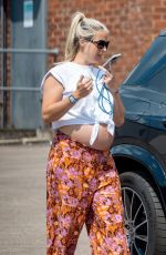 Pregnant GEMMA ATKINSON Out and About in Manchester 06/16/2023