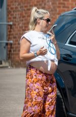 Pregnant GEMMA ATKINSON Out and About in Manchester 06/16/2023