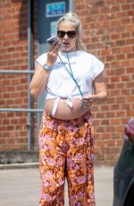 Pregnant GEMMA ATKINSON Out and About in Manchester 06/16/2023