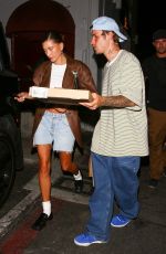 HAILEY and Justin BIEBER Leaves Funke Restaurant in Beverly Hills 07/27/2023