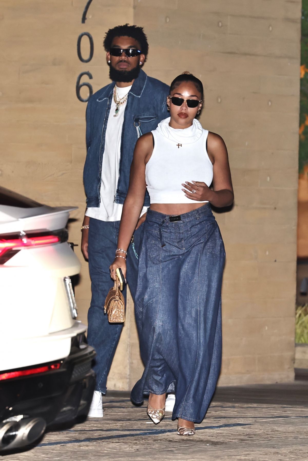 JORDYN WOODS and Karl-Anthony Towns Night Out in Malibu 07/16/2023 ...