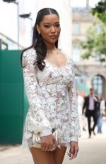 MING LEE SIMMONS rrives at Elie Saab Haute Couture/Spring Summer 23/24 Show at Paris Fashion Week 07/05/2023