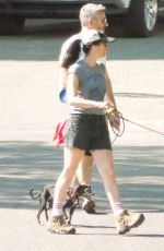 SARAH SILVERMAN and Rory Albanese Out with Their Dogs in Los Angeles 07/01/2023