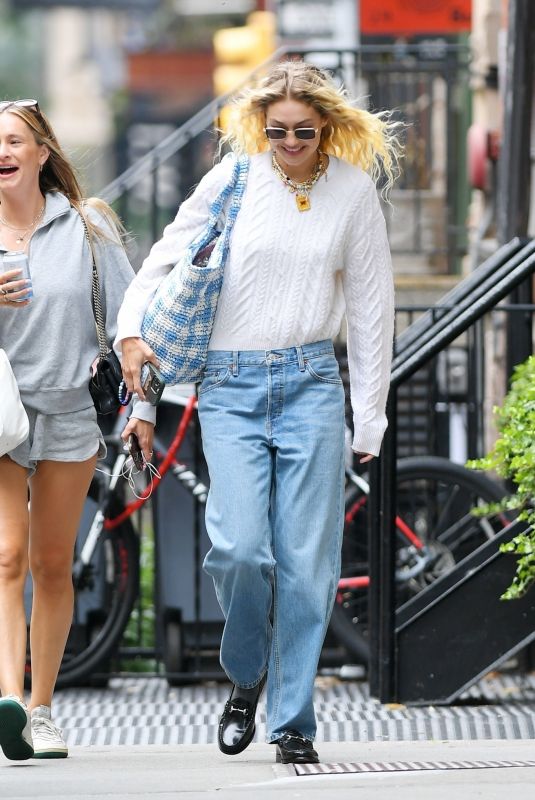 GIGI HADID Out and About in New York 08/10/2023 – HawtCelebs