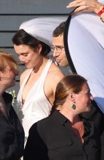 MARGARET QUALLEY at Her Wedding in New Yersey 08/19/2023