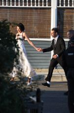 MARGARET QUALLEY at Her Wedding in New Yersey 08/19/2023