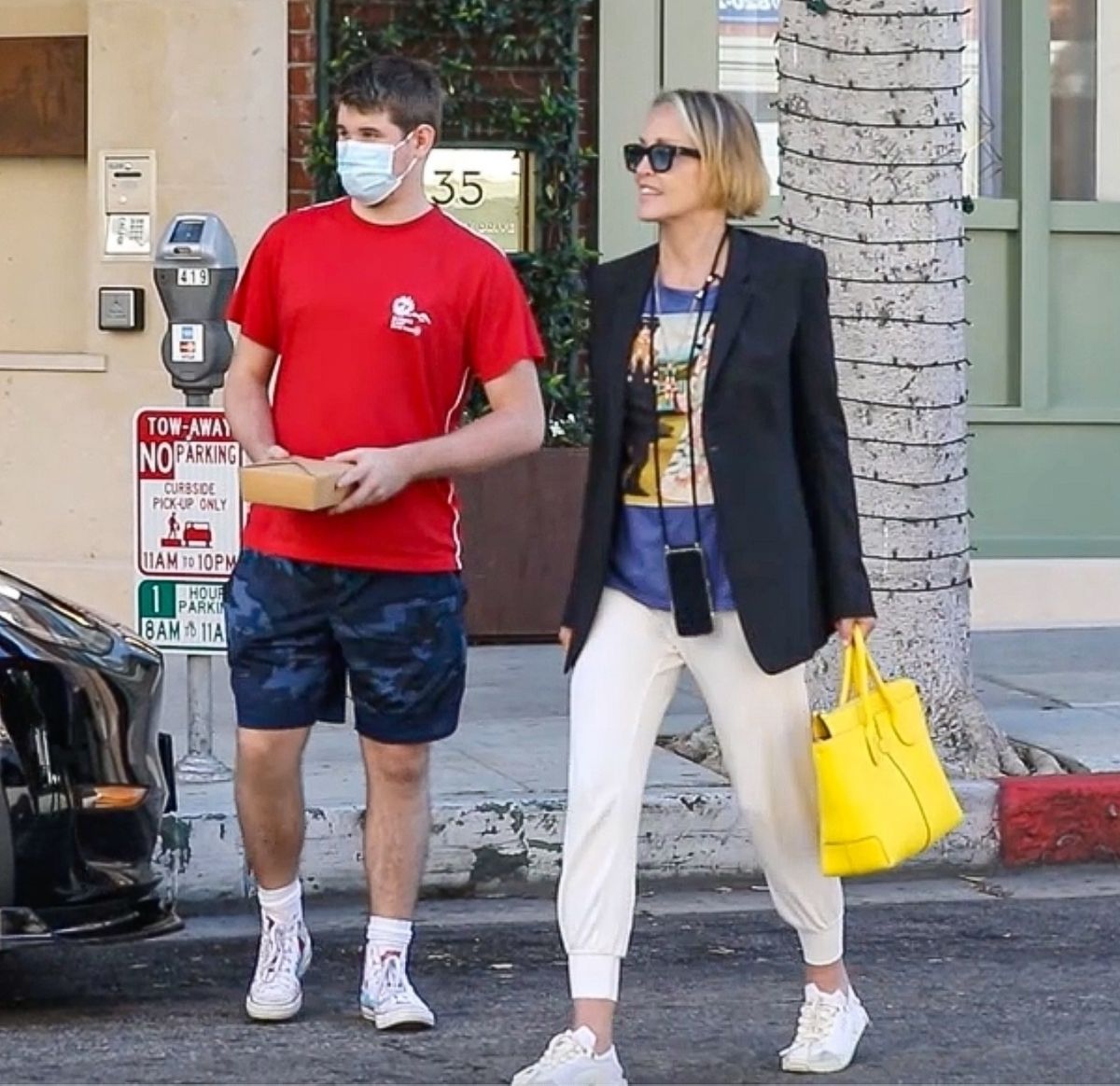 Sharon Stone Out With Her Son In Beverly Hills 08 16 2023 2 
