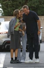 SIMI and HAZE KHADRA Out for Dinner with a Friend in Beverly Hills 08/25/2023
