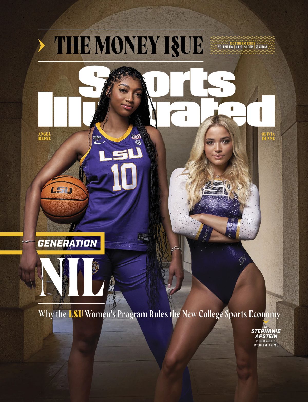 ANGEL REESE and LIVVY DUNNE for Sports Illustrated, October 2023