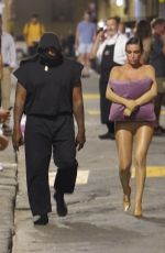 BIANCA CENSORI and Kanye West Night Out in Italy 09/05/2023
