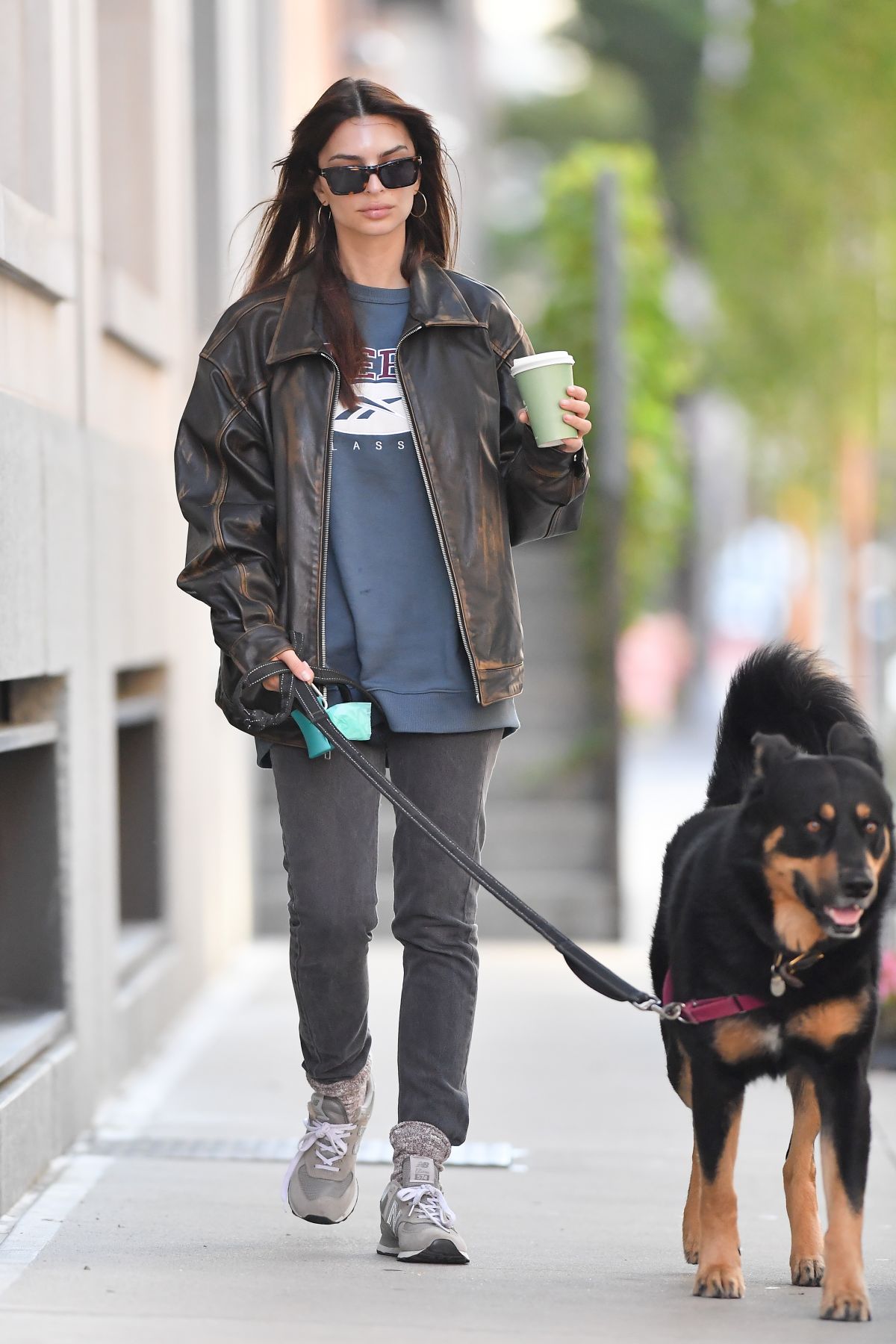 EMILY RATAJKOWSKI Out for Coffee and a Dog Walk in New York 09/20/2023 ...