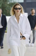GIGI HADID Out and About in Milan 09/21/2023
