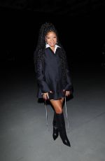 HALLE BAILEY at Gucci Spring 2024 Ready to Wear Fashion Show in Milan 09/22/2023