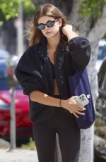 KAIA GERBER Heading to a Gym in Los Angeles 09/03/2023