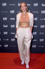 MAGALIE LEPINE BLONDEAU and MONIA CHOKRI at The Nature of Love Premiere at Toronto International Film Festival 09/14/2023