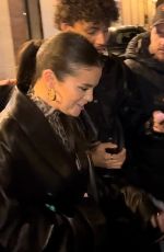 SELENA GOMEZ Leaves Costes After Dinner with Friends in Paris 09/24/2023