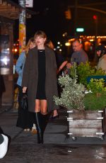 TAYLOR SWIFT Out for Dinner in New York 09/18/2023