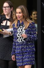 EMILIA CLARKE Arrives at Chanel Show at Paris Fashion Week 10/03/2023