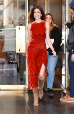 MANDY MOORE Leaves Today Show in New York 10/11/2023