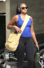 SASHA OBAMA Leaves a Gym in Los Angeles 10/05/2023