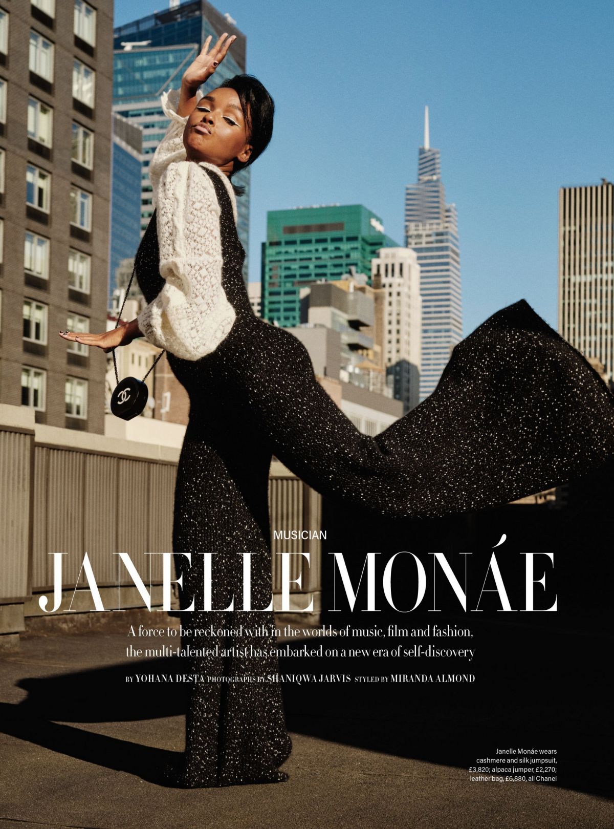 JANELLE MONAE in Harper’s Bazaar The Awards Issue, December 2023
