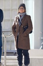 JODIE FOSTER Out with Her Son Kit in West Village Neighborhood 11/25/2023