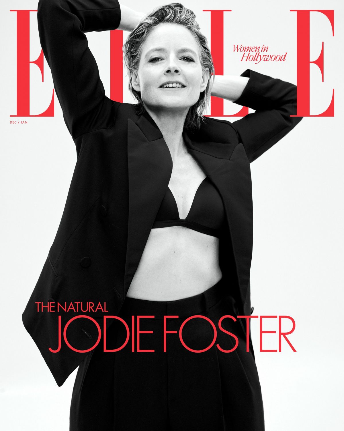 Jodie Foster For Elle Magazine December 2023january 2024 Hawtcelebs 