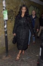 MUNROE BERGDORF Arrives at 93 Feet East Y2K Themed Birthday Party in London 12/15/2023