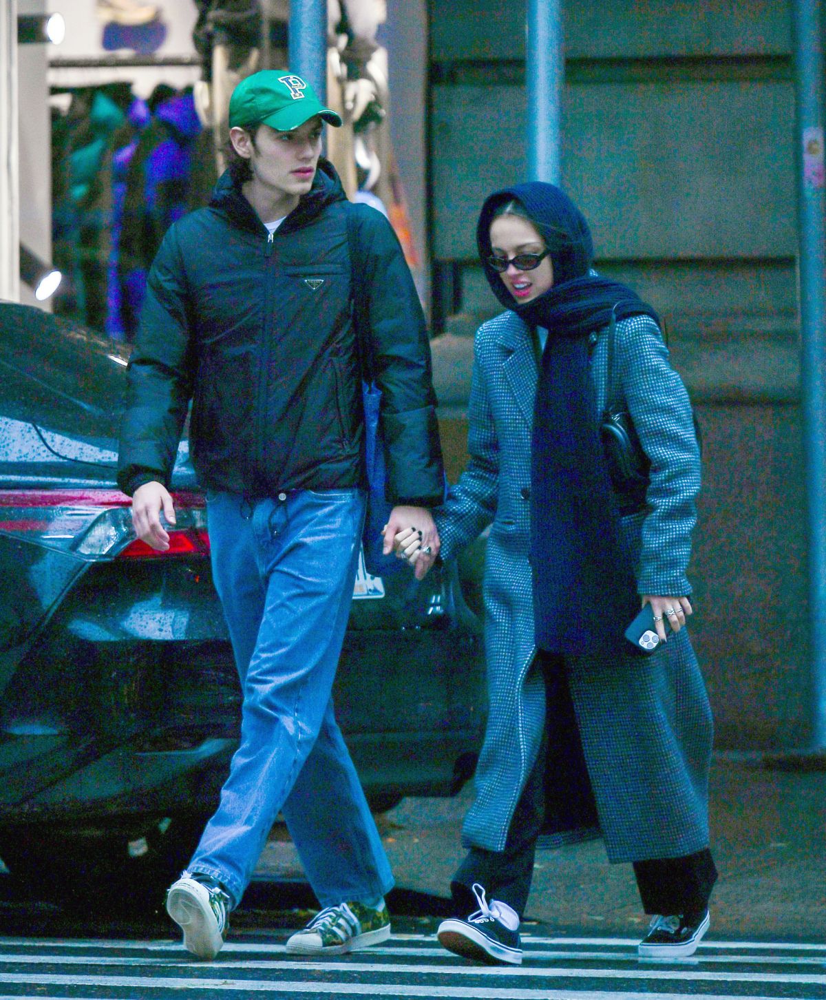 OLIVIA RODRIGO and Louis Partridge Step Out Holding Hands in New York