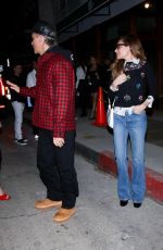 AYDA FIELD and Robbie Williams Leaves Cipriani in Beverly Hills 01/19/2024