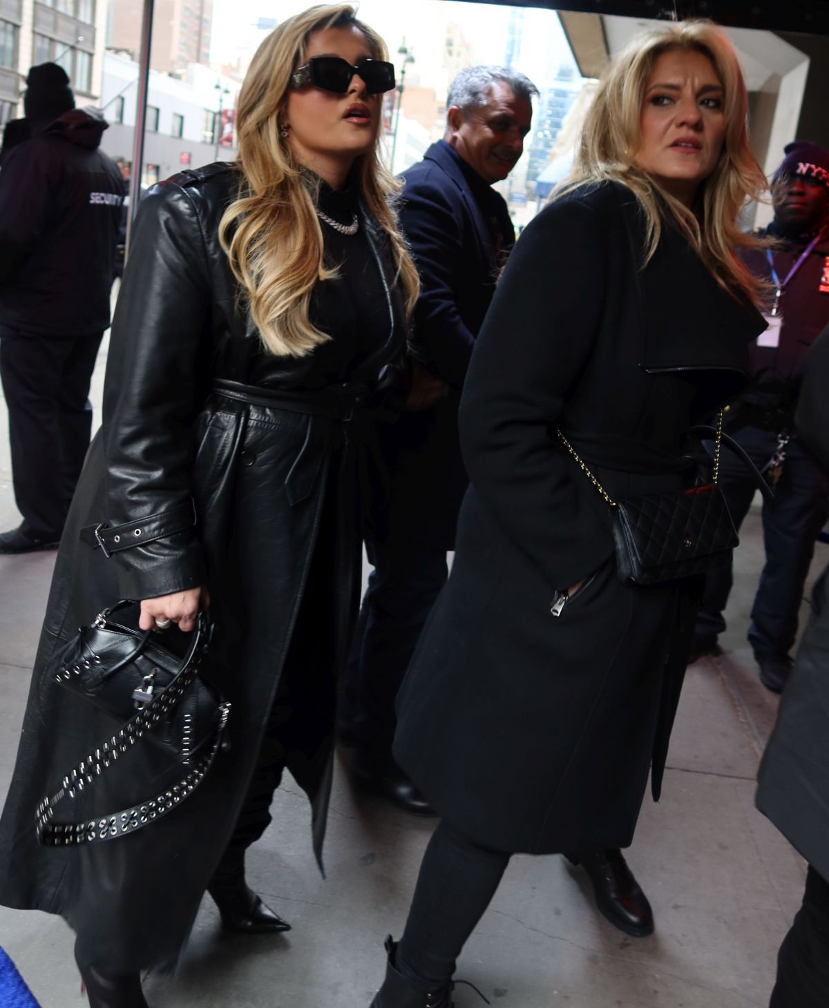 BEBE REXHA Arrives with Her Parents at Madison Square Garden in New ...