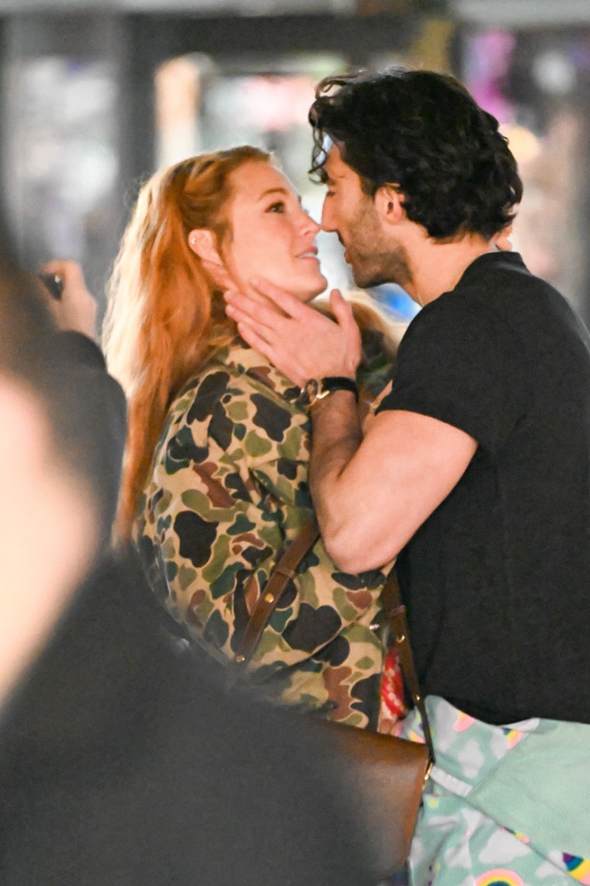 Blake Lively Shares An On Screen Kiss On The Set Of It Ends With Us In Jersey City 01122024 