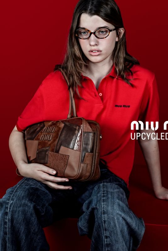 EVER ANDERSON for Miu Miu Upcycled, January 2024 HawtCelebs