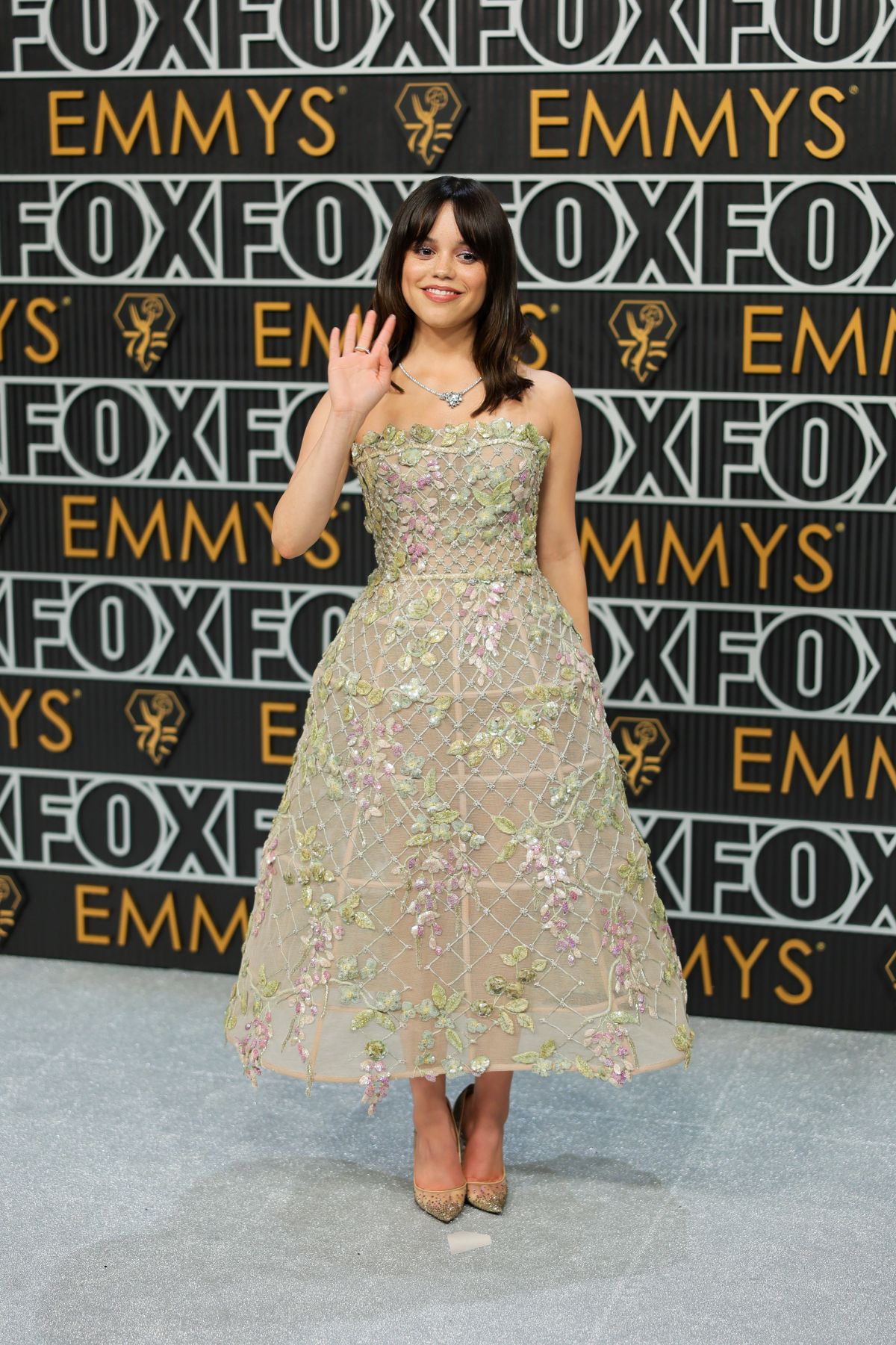 JENNA ORTEGA at 75th Primetime Emmy Awards in Los Angeles 01/15/2024