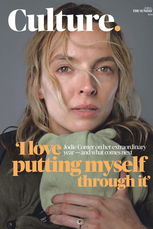 JODIE COMER in Culture. Magazine, January 2024 HawtCelebs
