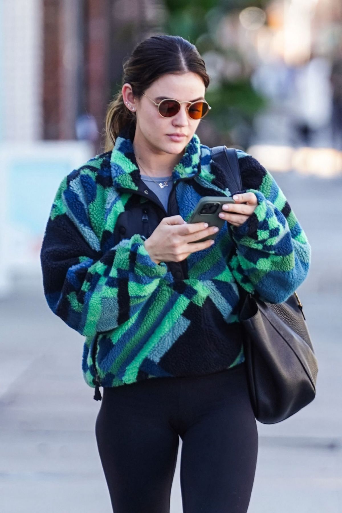 LUCY HALE Out and About in Los Angeles 01/23/2024 – HawtCelebs
