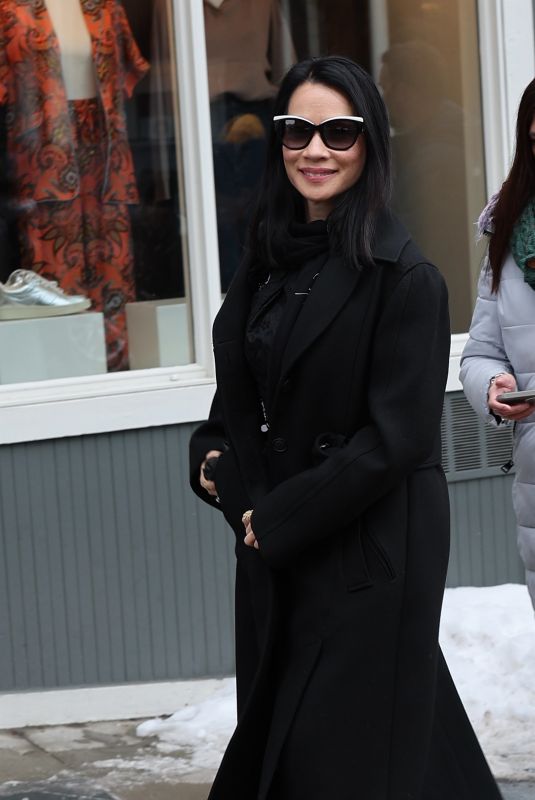 LUCY LIU Out at 2025 Sundance Film Festival in Park City 01/19/2025