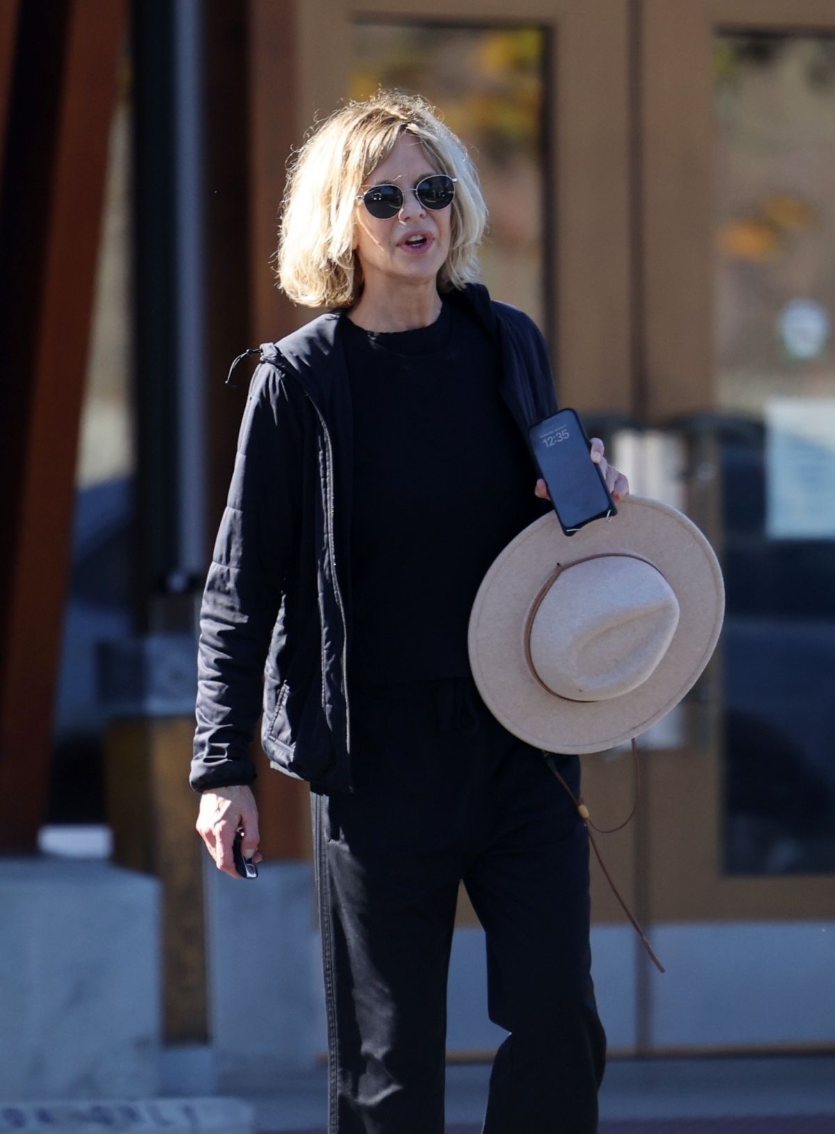 MEG RYAN Out and About in Santa Barbara 01/10/2024 HawtCelebs