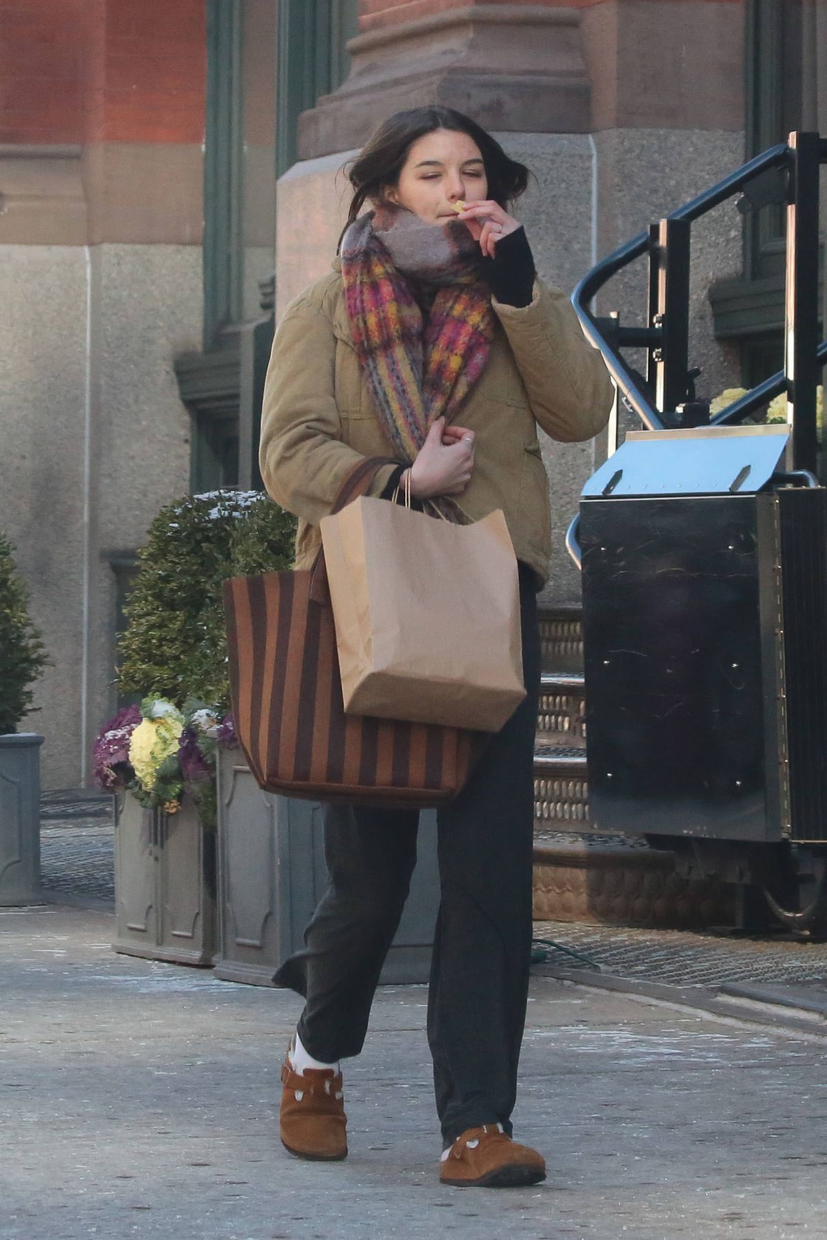 SURI CRUISE Out and About in New York 01/17/2024 HawtCelebs