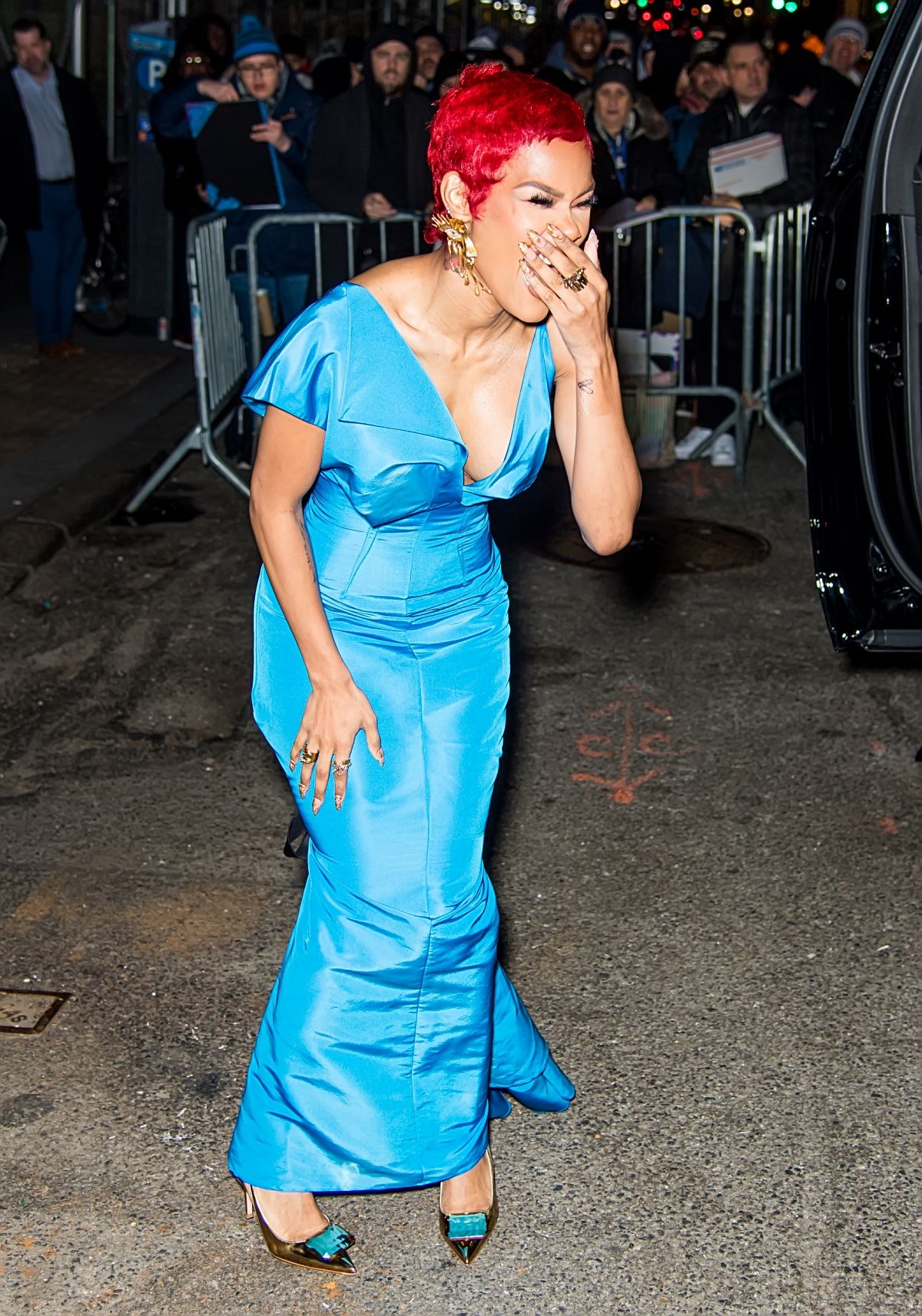 TEYANA TAYLOR Arrives at National Board of Review 2024 Awards Gala in