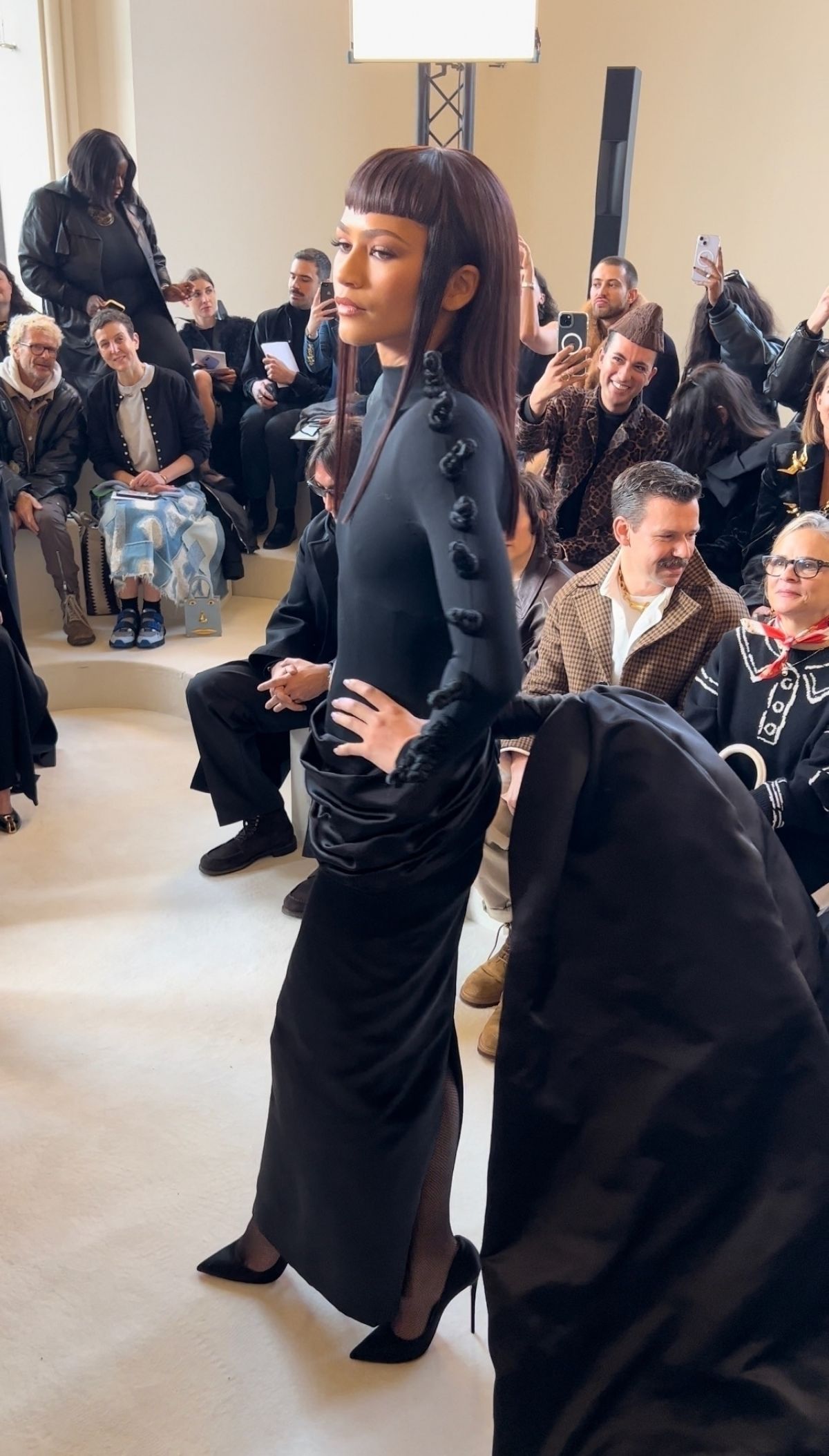 ZENDAYA at Schiaparelli Haute Couture Spring/Summer 2024 Show at Paris