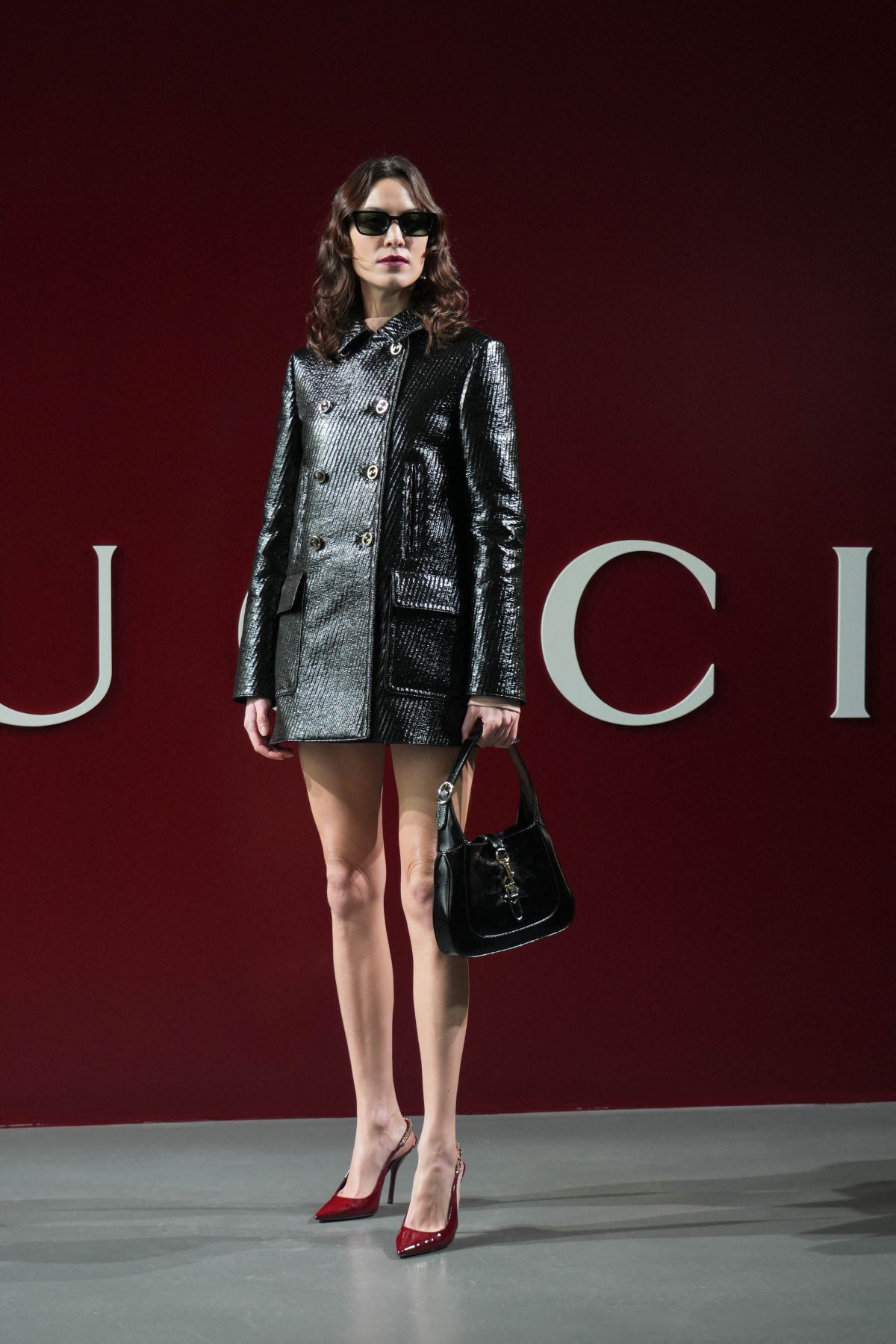 ALEXA CHUNG at Gucci Show at Milan Fashion Week 02/23/2024 HawtCelebs