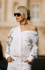 CAROLINE DAUR Arrives at Christian Dior Fashion Show at PFW in Paris 02/27/2024