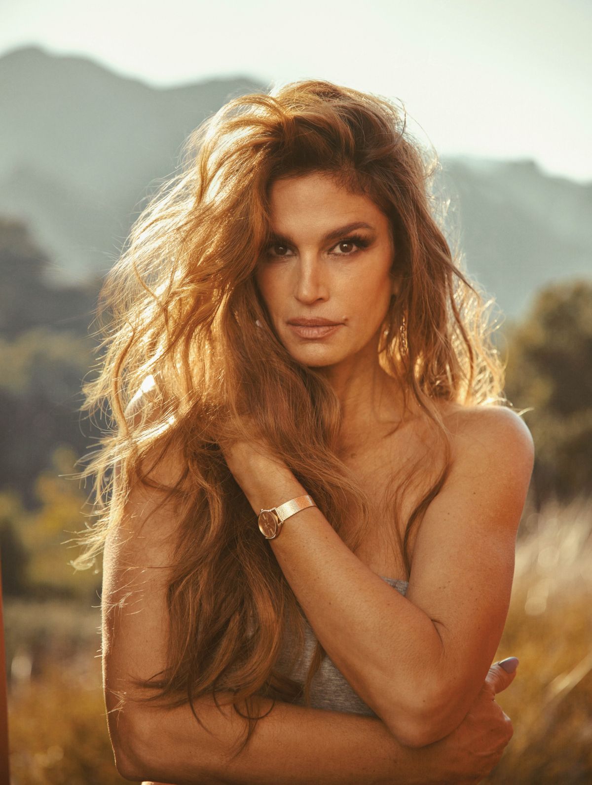 CINDY CRAWFORD for Flaunt Magazine, February 2024 HawtCelebs