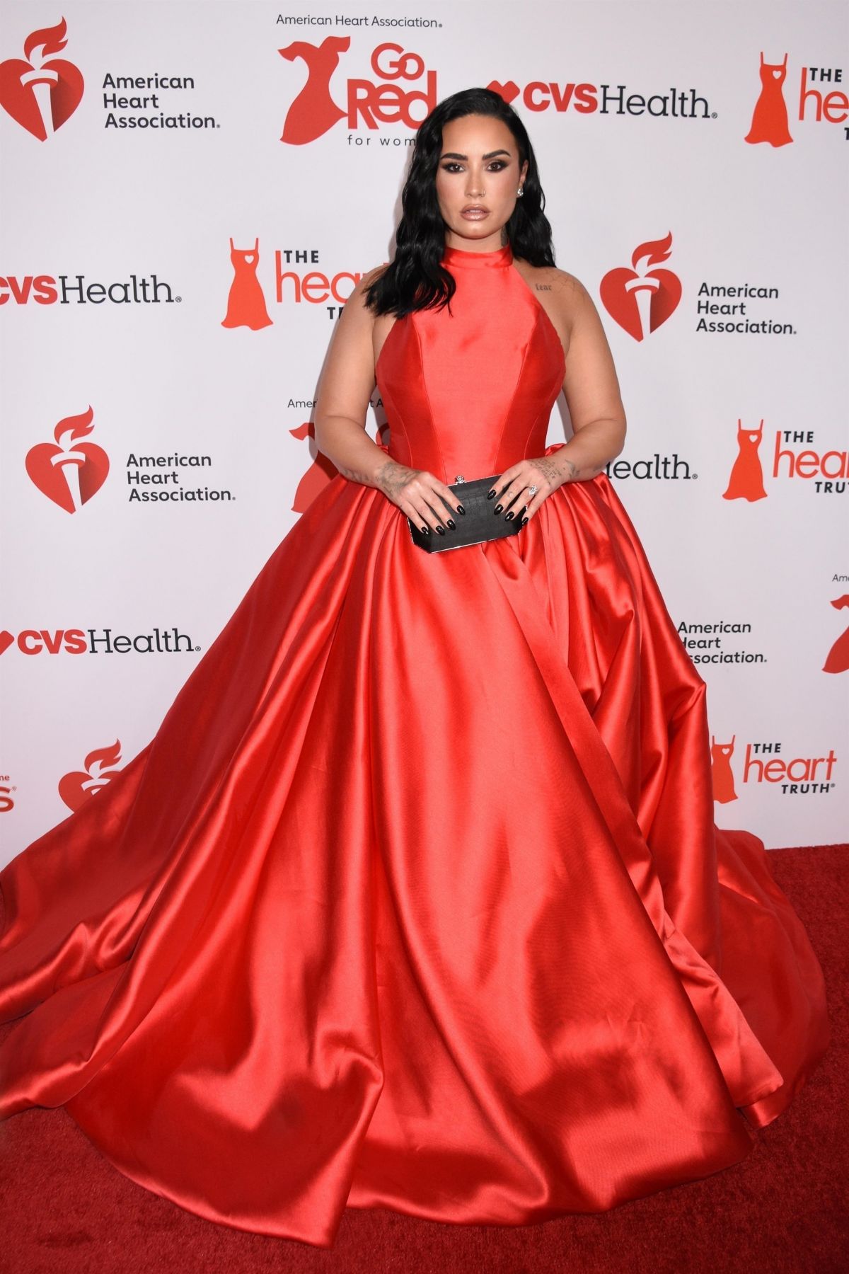 DEMI LOVATO at 2024 American Heart Association’s Go Red for Women