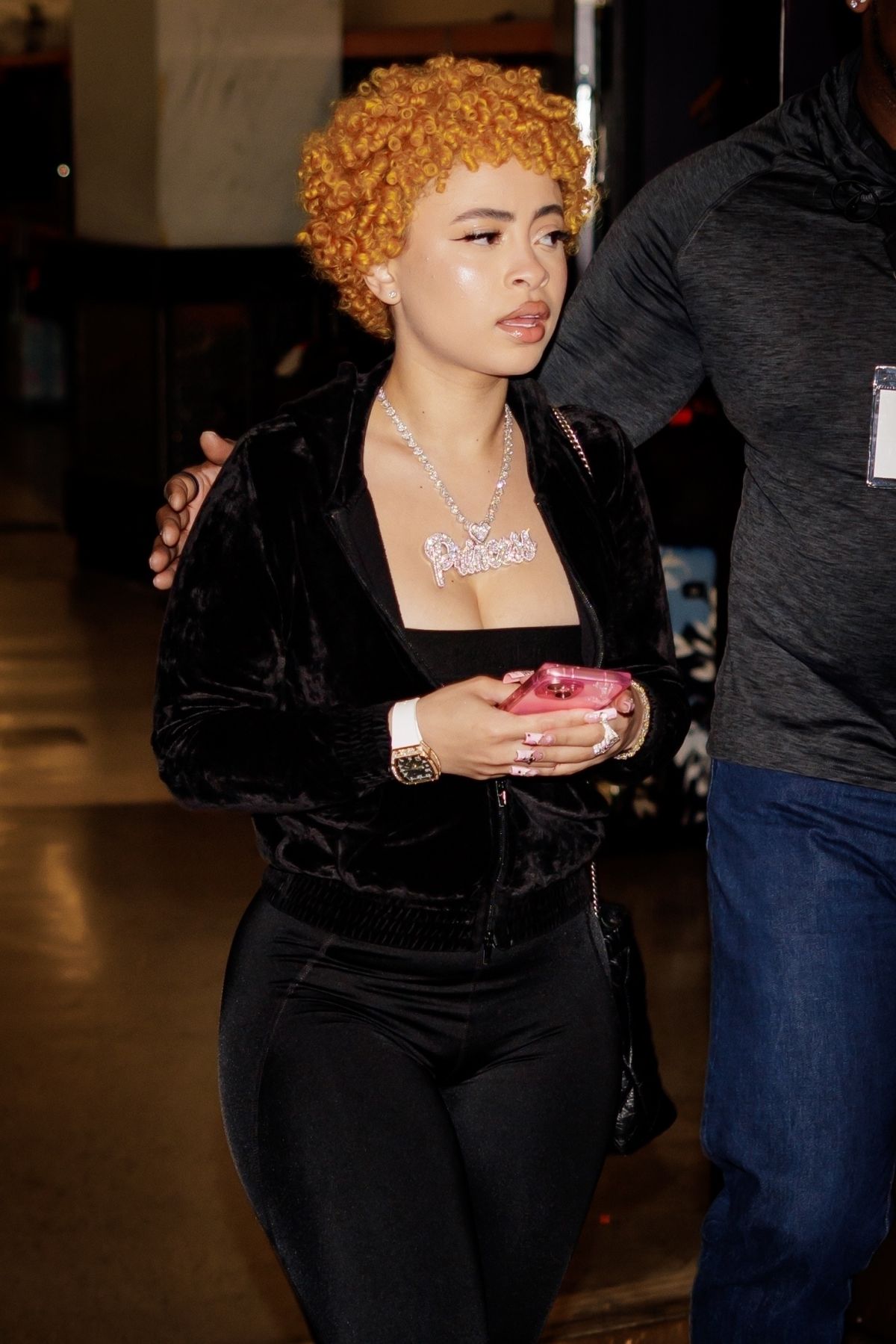 ICE SPICE Leaves Fanatics Super Bowl Party in Las Vegas 02/10/2024