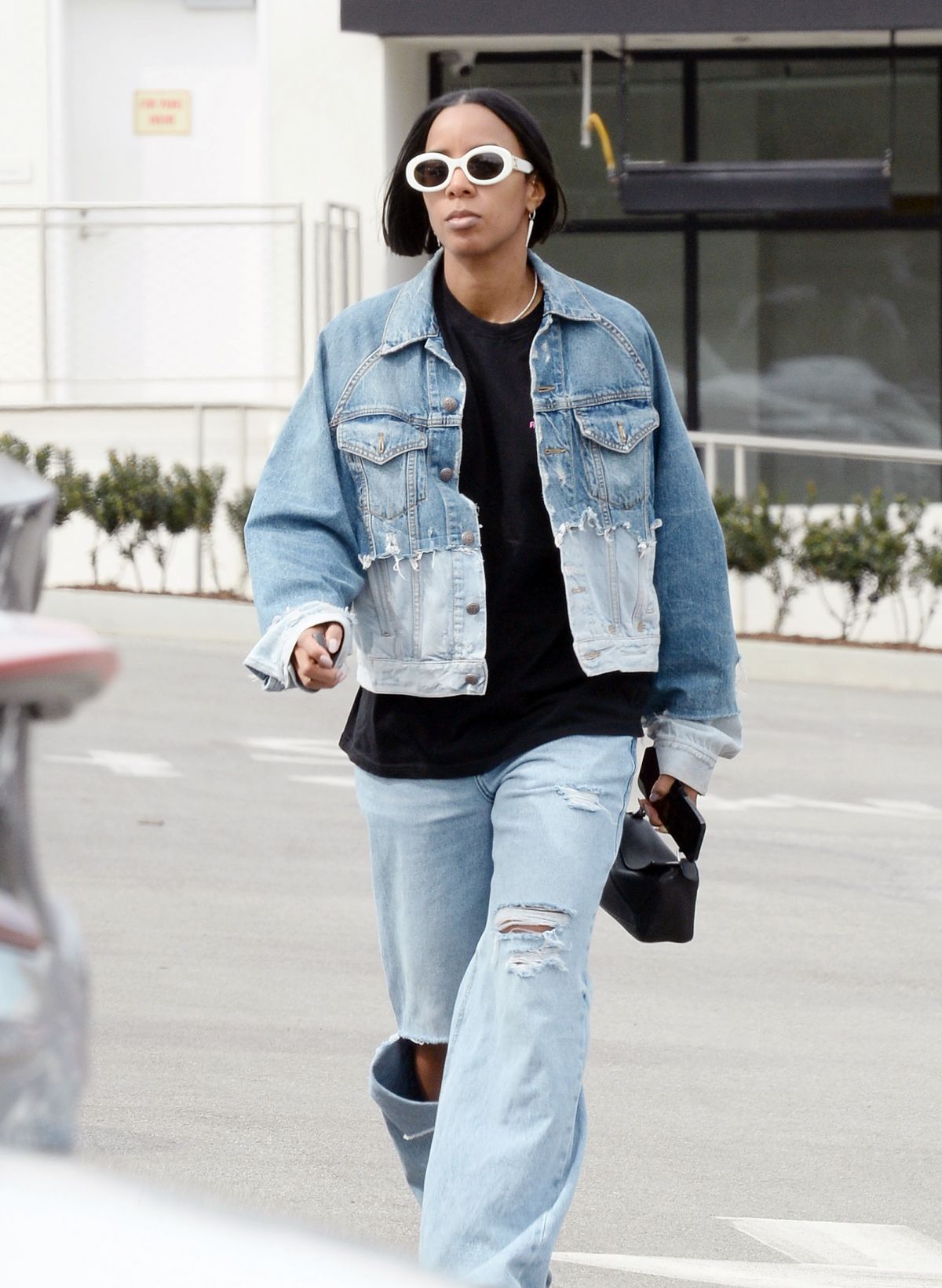 KELLY ROWLAND in Double Denim Out in New York 02/25/2024 – HawtCelebs