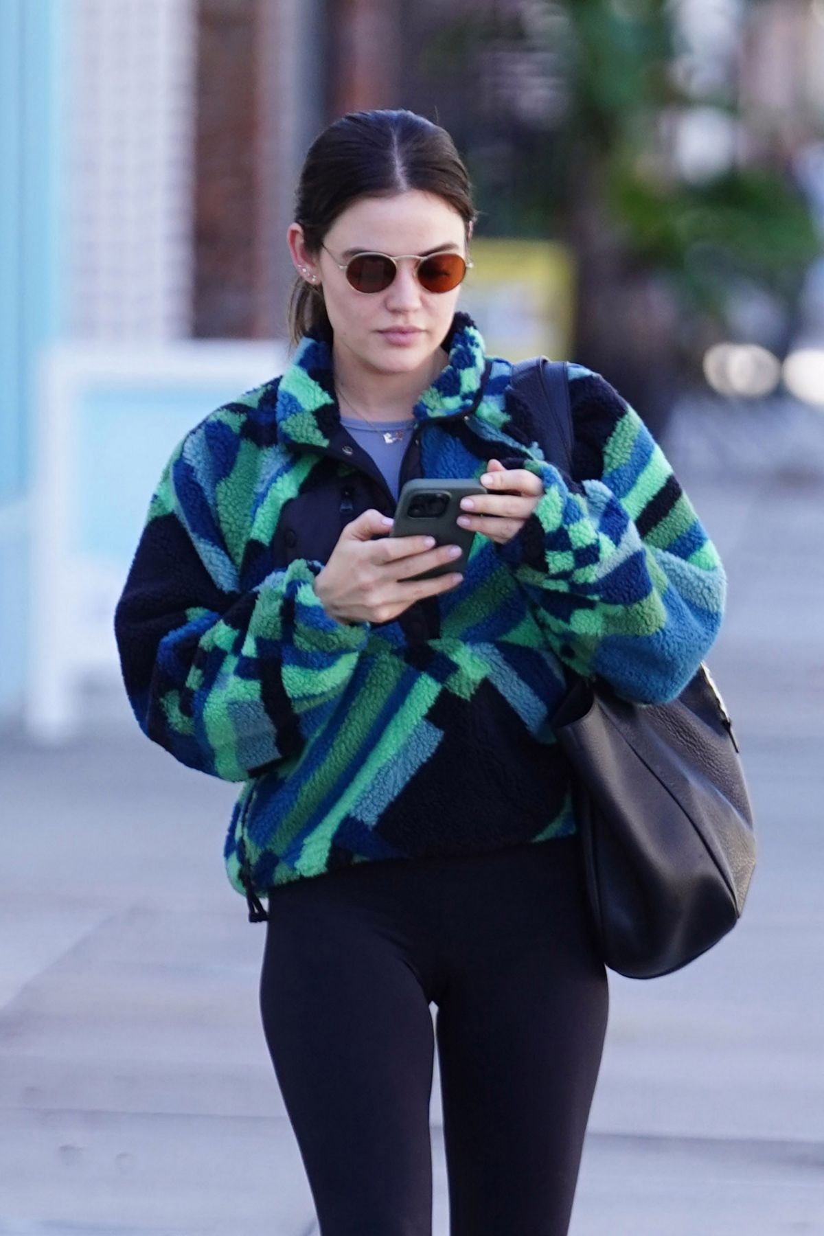 LUCY HALE Leaves Coffee and Plants in Studio City 01/23/2024 – HawtCelebs